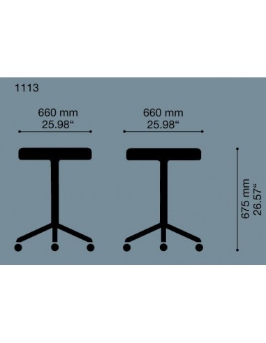 TABOURET DE COIFFURE OLYMP 1113
