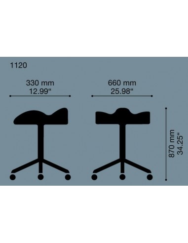 TABOURET DE COIFFURE OLYMP 1120