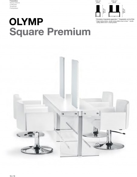 TABLE DE COIFFAGE OLYMP