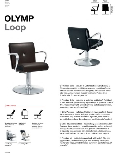 FAUTEUIL OLYMP LOOP