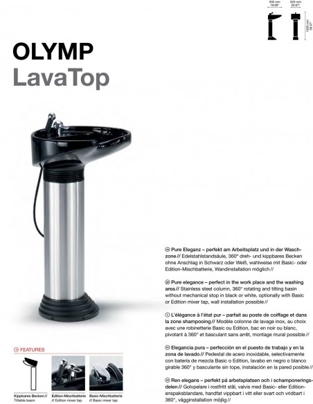 SHAMPOO TRAY OLYMP LAVATOP