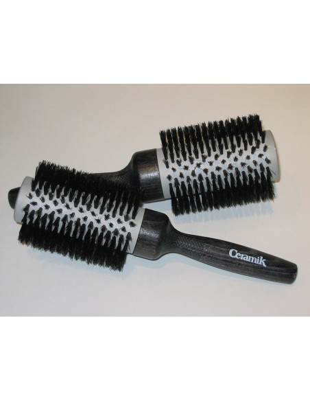 BROSSE EN CERAMIQUE AVANCEE EN SOIE DE SANGLIER SAUVAGE - PRODUIT ORIGINAL - 75 mm 