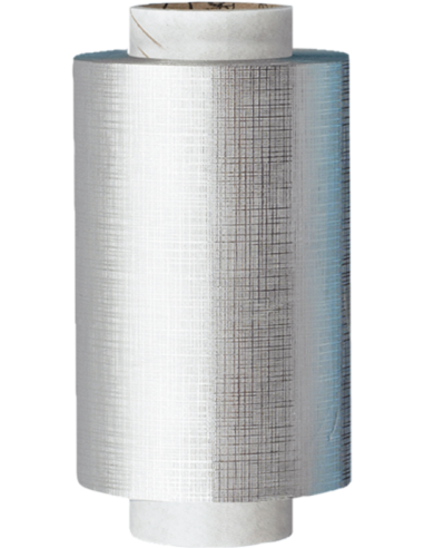 Rouleau d'Aluminium Gaufrée Argent de Qualité Premium 15 Microns