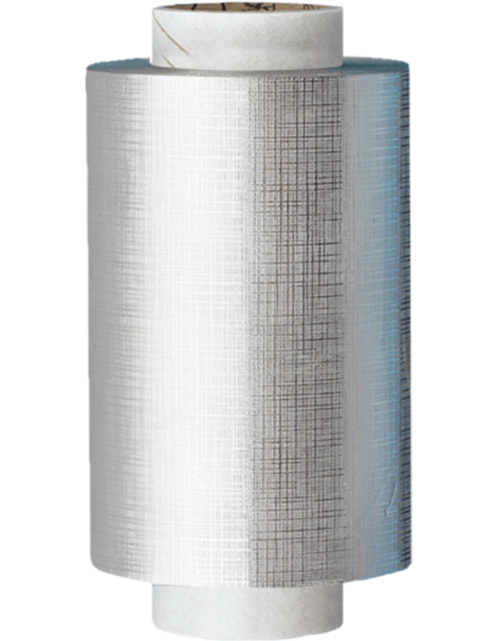 Rouleau d'Aluminium Gaufrée Argent de Qualité Premium 15 Microns