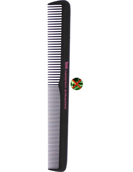 PEIGNE DE COUPE DE PETITE TAILLE CARBONE ANTIBACTERIC