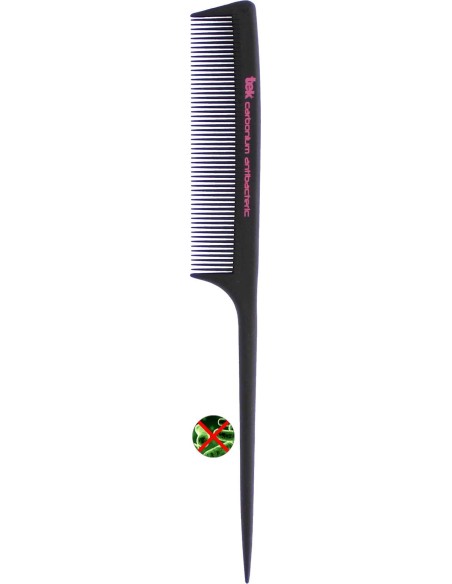 PEIGNE A QUEUE CARBONE ANTIBACTERIC