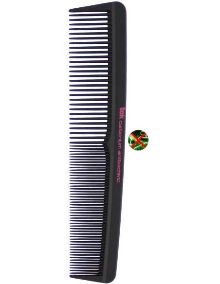 PEIGNE A DENTS FINES CARBONE ANTIBACTERIC