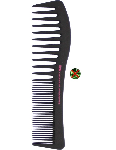 PEIGNE MIXTE AFRO CARBONE ANTIBACTERIC