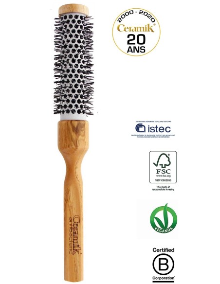 BROSSE EN CERAMIQUE ANTIBACTERIC NATURAL PRODUIT ORIGINAL 24 mm CERAMIK