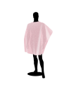 CAPE BATHROBE DISPOSABLE Pink Long x 25