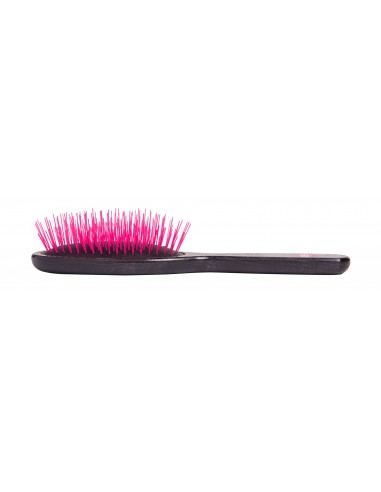Large oval detangling brush made of pink nylon TEK Salone