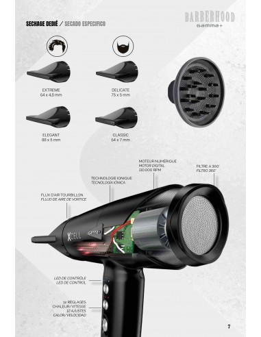 SECHE CHEVEUX GAMMA PIU XCELL