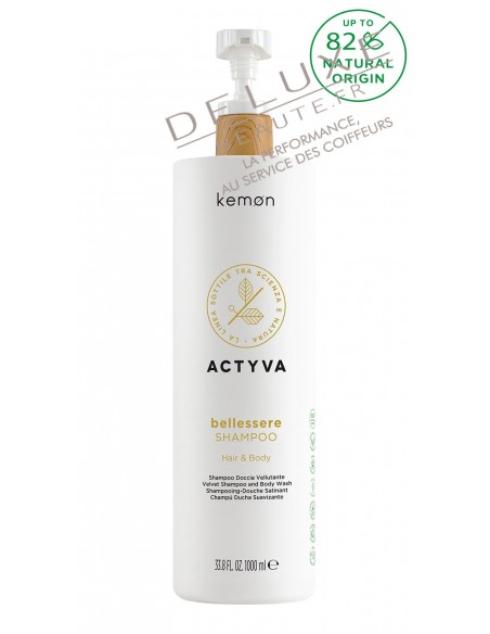 SHAMPOING  BELLESSERE ACTYVA 1000 ml Cheveux/Corps VEGAN