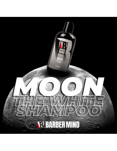 Moon White hair shampoo BARBERMIND