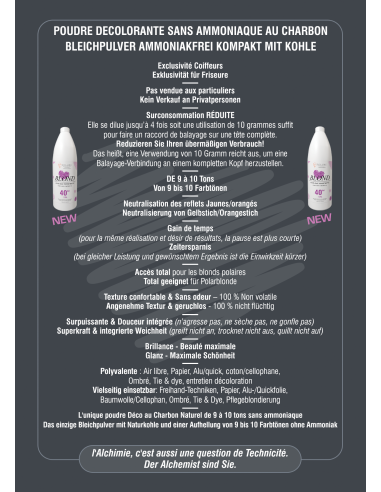 Ammonia-free BLEACHING POWDER DELUXE BEAUTE