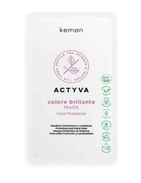 Mini MASQUE COLORE BRILLANTE ACTYVA 12 ml Cheveux Colorés VELIAN Complex