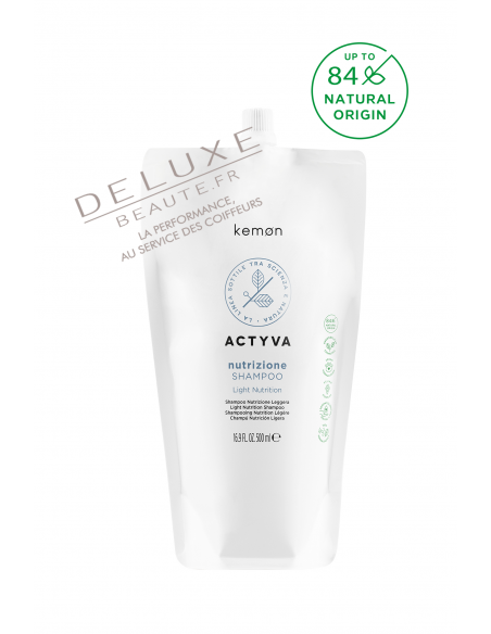SHAMPOING ACTYVA NUTRIZIONE 500 ml RECHARGE cheveux Secs VELIAN Complex