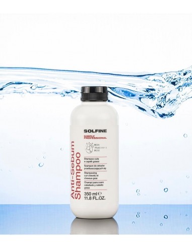 Shampooing ANTI-SEBUM 350 ml Solfine Cuir chevelu gras et cheveux gras