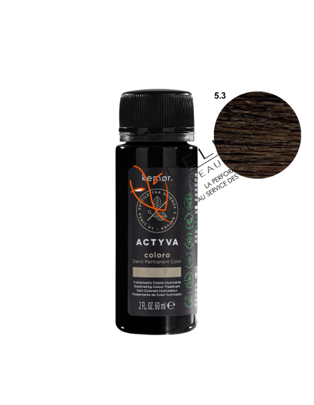 ACTYVA COLORO n°5.3 Chatain clair doré 60 ml