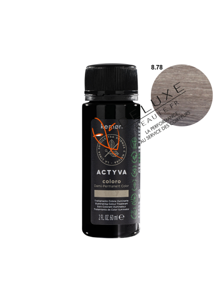 ACTYVA COLORO n°8.78 blond clair violet perle 60 ml