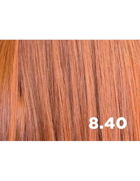 COLORATION SANS PPD - SOL.FINE - BLOND CLAIR FONCE CUIVRE  N° 8 . 40 - 100 ml