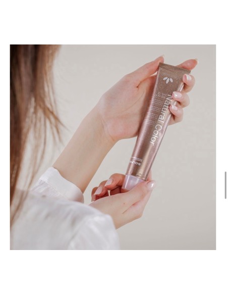 COLORATION SANS PPD - SOL.FINE - CHATAÏN CLAIR ROUGE PROFOND  N ° 5 . 60 - 100 ml