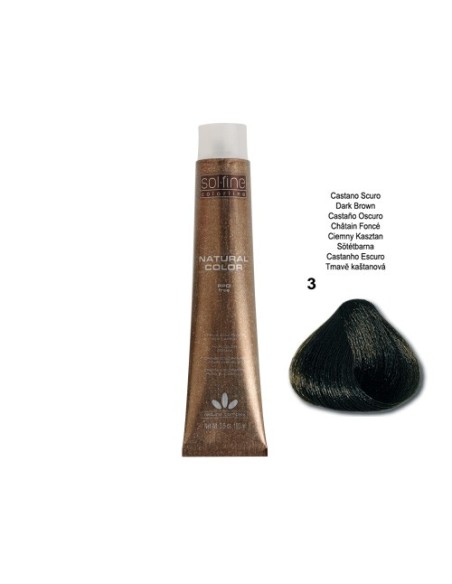 COLORATION SOLFINE - CHÂTAIN FONCE N° 3 - 100 ml