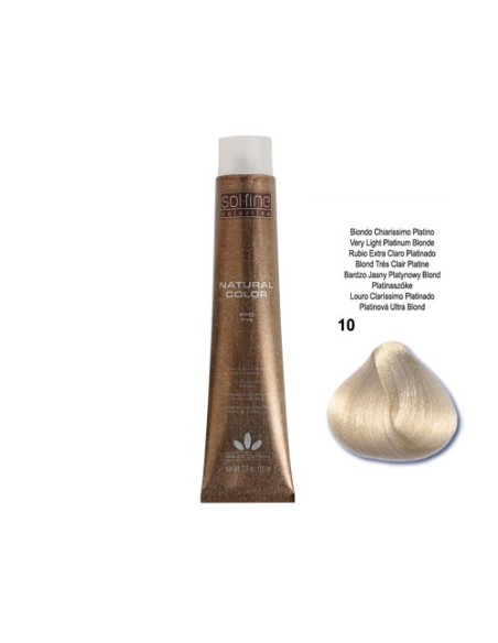 COLORATION SOLFINE - BLOND TRES CLAIR PLATINE N° 10 - 100 ml