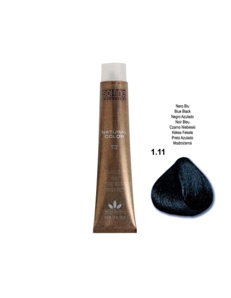 COLORATION SOLFINE - NOIR BLEUTE N° 1.11 - 100 ml