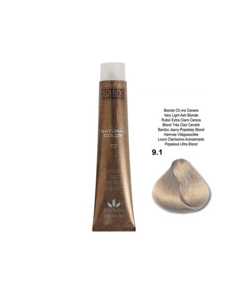 COLORATION SOLFINE - BLOND TRES CLAIR CENDRE N° 9 . 1 - 100 ml