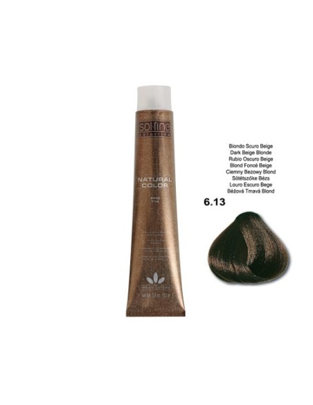 COLORATION SOLFINE - BLOND FONCE BEIGE  N° 6 . 13 - 100 ml