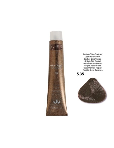 copy of COLORATION SOLFINE - CHATAÏN TROPICAL  N° 4 . 35 - 100 ml