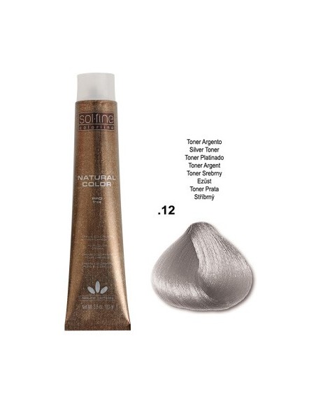 COLORATION SOLFINE - TONER ARGENT  N ° . 12 - 100 ml