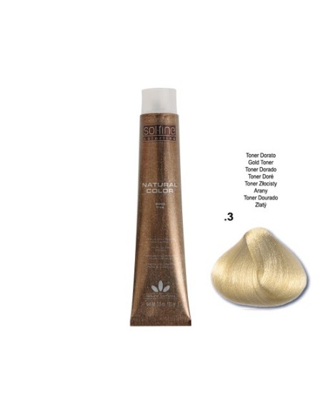 COLORATION SOLFINE - TONER DORE  N ° . 3 - 100 ml