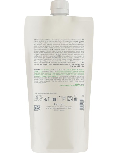 SHAMPOING ACTYVA NUTRIZIONE RICCA 1000 ml (Cheveux très secs) Recharge Bac