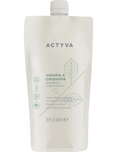 SHAMPOING ACTYVA VOLUME E CORPOSITA 1000 ml (Cheveux Fins) Recharge Bac