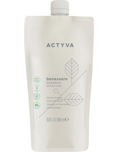 SHAMPOING ACTYVA BENESSERE 1000 ml (Cuir Chevelu Sensible) Recharge Bac