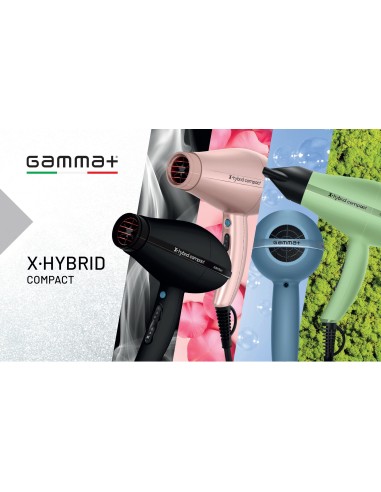 HAIR DRYER GAMMA PIU ETC Mini Green Caribbean Sea