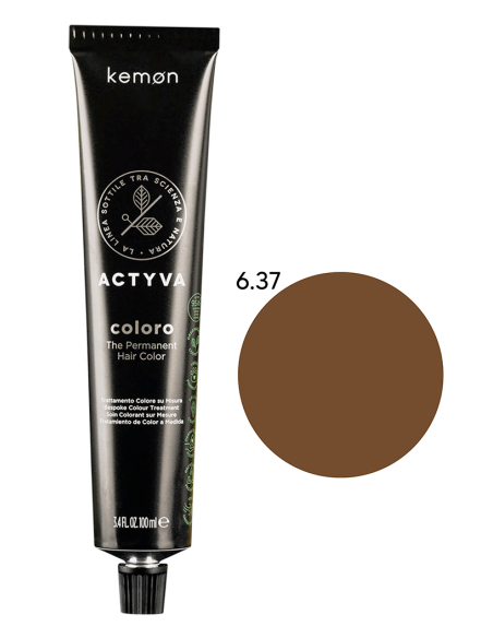 ACTYVA COLORO PHC 6.37 - 100 ml Acajou foncé Blond cendré
