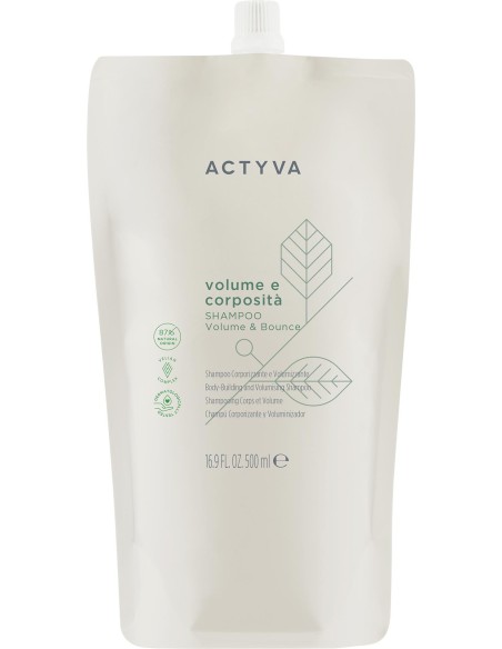 SHAMPOING ACTYVA VOLUME E CORPOSITA 500 ml RECHARGE (Cheveux Fins)