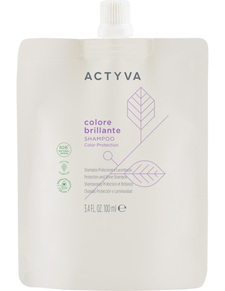 SHAMPOING ACTYVA COLORE BRILLANTE 100 ml (Cheveux Colorés) Voyage