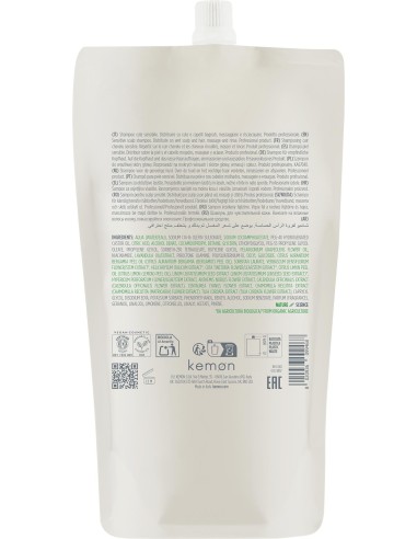SHAMPOING ACTYVA BENESSERE 500 ml (Cuir Chevelu Sensible) Recharge
