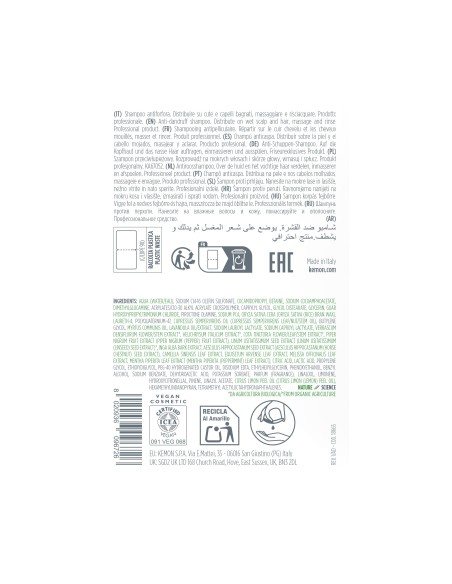 EASY SNAP SHAMPOING ACTYVA PUREZZA 12 ml (Anti-Pelliculaire)