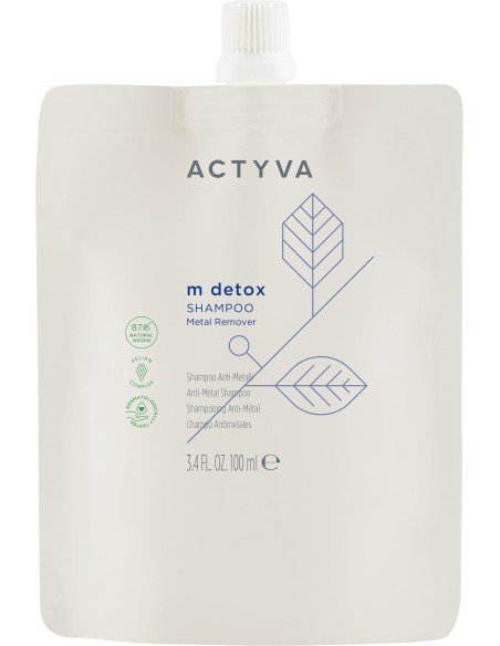 SHAMPOING ACTYVA M DETOX ANTI-MÉTAL 100 ml (Cheveux Ternes et sans Vie )