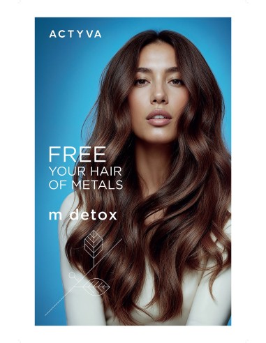 SHAMPOING ACTYVA M DETOX ANTI-MÉTAL 1000 ml (Cheveux Ternes et sans Vie ) Recharge Bac
