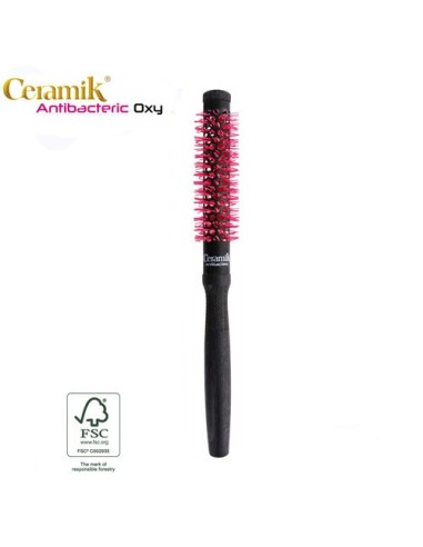 HAIRDRESSERS' BRUSH ANTIBACTERIC OXYGENE ORIGINAL PRODUCT 18 mm CERAMIK