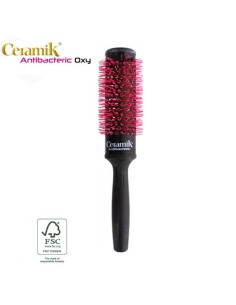 BROSSE DE COIFFEURS ANTIBACTERIC OXYGENE PRODUIT ORIGINAL 36 mm CERAMIK