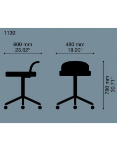 HAIRDRESSING STOOL OLYMP 1130 2
