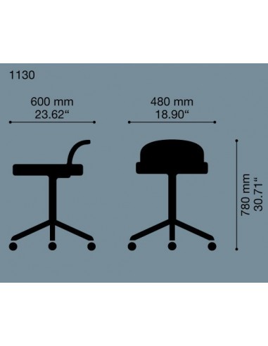 TABOURET DE COIFFURE OLYMP 1130