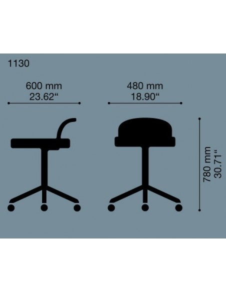 HAIRDRESSING STOOL OLYMP 1130